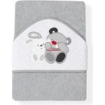 InterBaby froté Pejsek 100x100 Šedá – Zboží Mobilmania