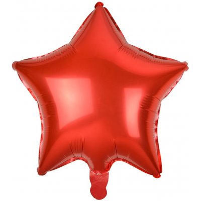 Balónek hvězda červená 45 cm