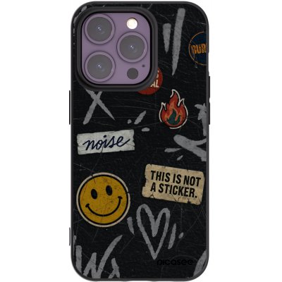 Picasee silikonový černý obal pro Apple iPhone 14 Pro - STICKERS x TAGS – Zboží Mobilmania