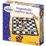 Detoa Magnetické cestovní šachy dřevěné kameny společenská hra