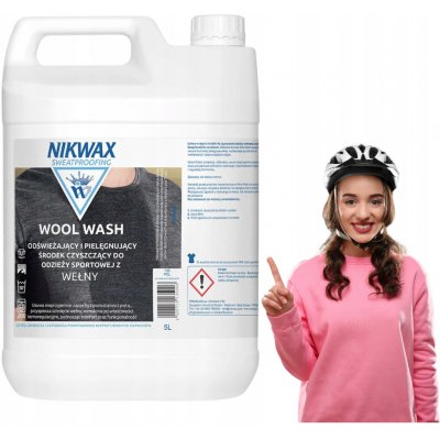 Nikwax Wool Wash Tekutý prací prostředek na vlněné termoaktivní prádlo 5000 ml – Sleviste.cz