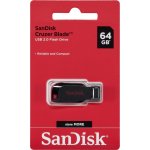SanDisk Cruzer Blade 64GB SDCZ50-064G-B35 – Zboží Živě