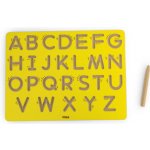Dřevěná tabulka - písmena – Zbozi.Blesk.cz