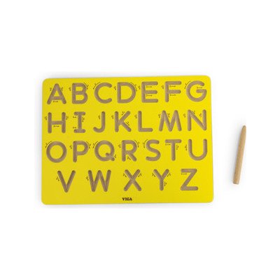 Dřevěná tabulka - písmena – Zbozi.Blesk.cz