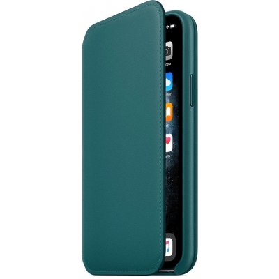 Apple iPhone 11 Pro Max Leather Folio Peacock MY1Q2ZM/A – Hledejceny.cz