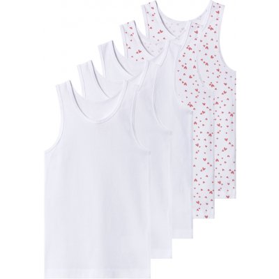 lupilu dívčí košilka 5 kusů bílá – Sleviste.cz