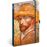 Baagl Notes Vincent van Gogh linkovaný 13 × 21 cm – Zboží Dáma