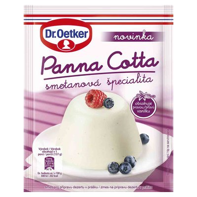 Dr. Oetker Panna Cotta s vanilkou 50 g – Zboží Mobilmania