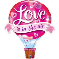 Foliový balonek Love is in the air Balón 107 cm