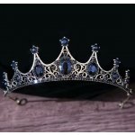 Naishide Jewelry Vintage korunka do vlasů s černými krystaly – Sleviste.cz