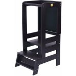 Meowbaby Montessori učicí věž černá – Zboží Dáma