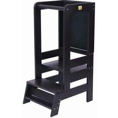 Meowbaby Montessori učicí věž černá – Zboží Dáma