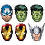 Maska Avengers 23cm set 6ks – Hledejceny.cz