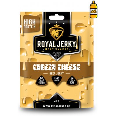 Royal Jerky hovězí cheezy cheese 22 g – Zboží Dáma
