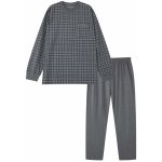 Wolf S2476C pánské pyžamo dlouhé šedé – Zboží Mobilmania