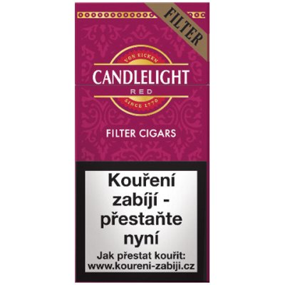 Candlelight Filter Red 10 ks