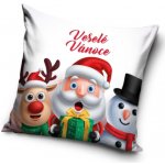 Tip Trade Vánoční polštář Santa a jeho veselé Vánoce 40x40 – Zboží Mobilmania