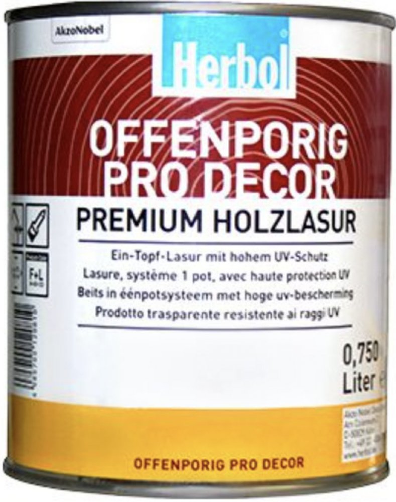 Herbol Offenporig Pro Decor 2,5 l rustikální dub