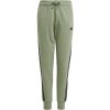 Dětské klasické kalhoty adidas Future Icons 3 Stripes Cotton Tracksuit Bottoms Juniors Tent Green