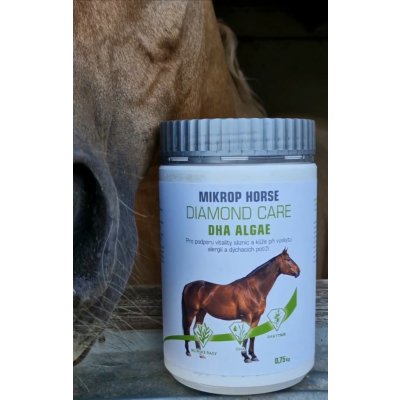 MIKROP Horse Diamond Care DHA ALGAE doplňkové krmivo pro koně 0,75 kg – Hledejceny.cz