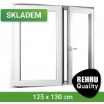 SKLADOVÁ-OKNA.cz se štulpem REHAU Smartline+ 1250 x 1300 – HobbyKompas.cz