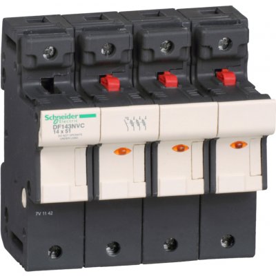 SCHNEIDER ELECTRIC SCHNEIDER Odpínač VARIO DF143NVC 3P+N 50A pojistkový DF143NVC – Hledejceny.cz