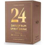 1423 World Class Spirit Rumový adventní kalendář 41,3% 24 x 0,02 l (dárkové balení 2 sklenice) – Zboží Dáma