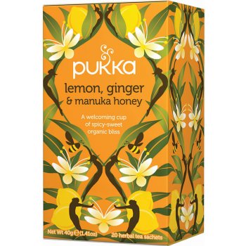 Pukka Čaj ayurvédský Lemon Ginger and Manuka Honey 20 ks