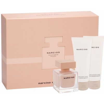 Narciso Rodriguez Narciso Poudrée EDP 50 ml + sprchový krém 75 ml + tělové mléko 75 ml dárková sada