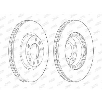 Brzdový kotouč JURID 562992JC – Zboží Mobilmania