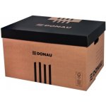 Donau Archivační krabice - kartonové, 36,3 x 54,5 x 31,7 cm, hnědé, 5 ks – Zboží Živě