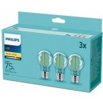 Philips 8718699696955 LED žárovka filament E27 8,5W/75W 1055lm A60 2700K – Sleviste.cz