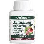 MedPharma Echinacea 600 Forte kurkumin vit. C bez černý zinek 67 tablet – Hledejceny.cz