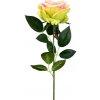Květina Růže velkokvětá světle růžová 66 cm