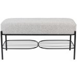 White Label Living MILOU WLL 90 cm černý / šedá – Sleviste.cz