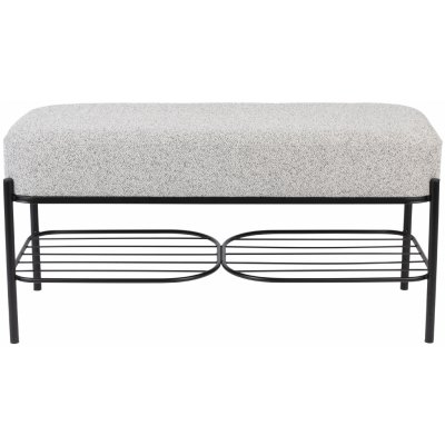 White Label Living MILOU WLL 90 cm černý / šedá – Sleviste.cz