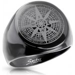 Steel Edge Pánský pečetní prsten 7387 Větrná růžice – Sleviste.cz