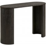 Nordic Living hnědý toaletní stolek Bibion 114 x 38 cm – Zboží Dáma