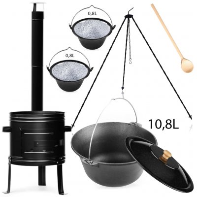 Perfect Home Kotlíková souprava 10,8L se servírovacími kotlíky 0,8L, 7ks – Sleviste.cz