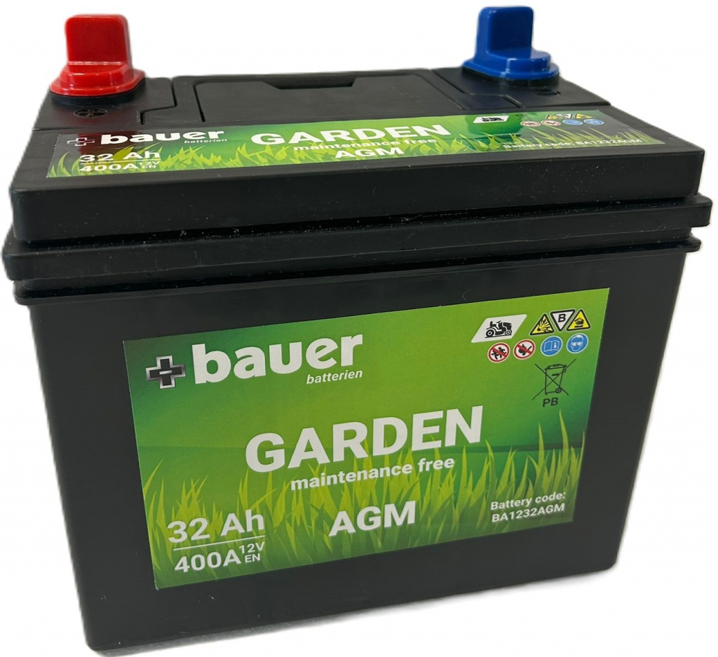 Bauer Garden AGM 12V 32Ah U1R 400A
