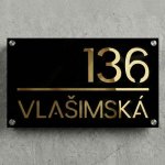 Číslo Popisné, Domovní číslo- Linea Pure Rozměr 27x45 cm – Sleviste.cz