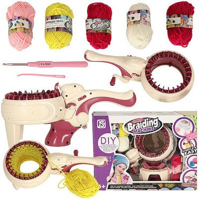 Dětský pletací stroj s příslušenstvím DIY Braiding – Zboží Dáma