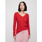 GAP Strukturované vé tričko červená – Zboží Mobilmania