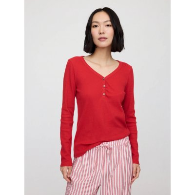 GAP Strukturované vé tričko červená – Zboží Mobilmania