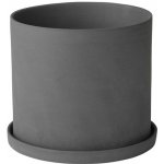 BLOMUS Květináč porcelánový šedý NONA BM65974 – Hledejceny.cz