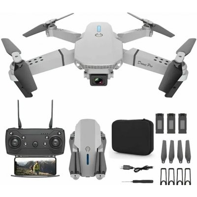 Extralink dron E88 Pro + 3 baterie + pouzdro – Sleviste.cz