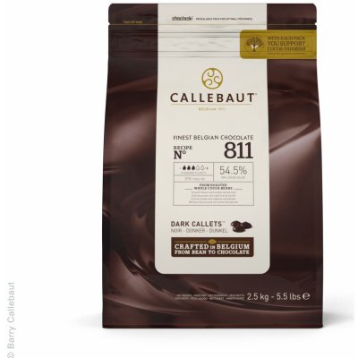 Callebaut 811 Dark 54,5% 2,5 kg – Zboží Mobilmania