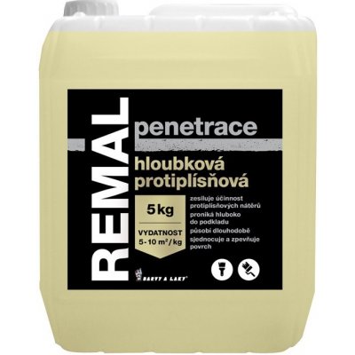 Remal Penetrace hloubková protiplísňová - 5kg – HobbyKompas.cz Remal Penetrace hloubková protiplísňová - 5kg – HobbyKompas.cz