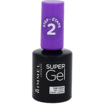 Rimmel London Super Gel Top Coat Lak na nehty 12 ml