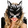 Dětský karnevalový kostým Maska Widmann 6585C černá kočka